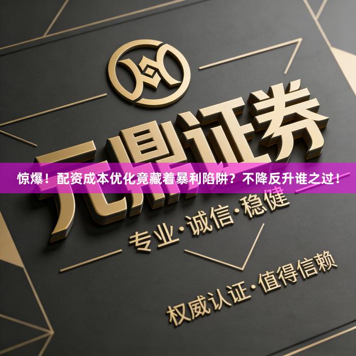 惊爆！配资成本优化竟藏着暴利陷阱？不降反升谁之过！