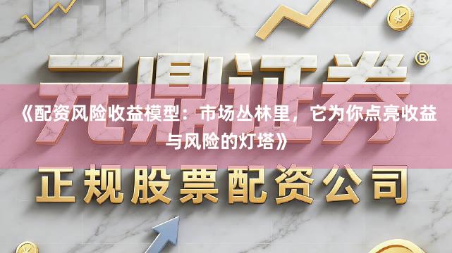 《配资风险收益模型：市场丛林里，它为你点亮收益与风险的灯塔》