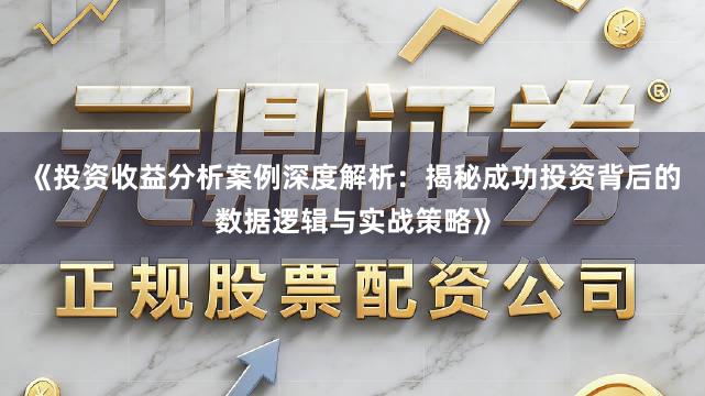 《投资收益分析案例深度解析:揭秘成功投资背后的数据逻辑与实战策略》