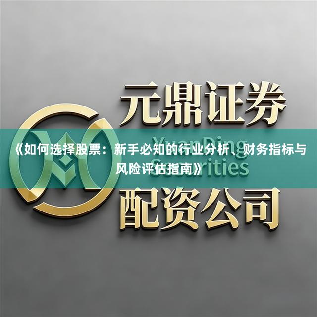 《如何选择股票：新手必知的行业分析、财务指标与风险评估指南》